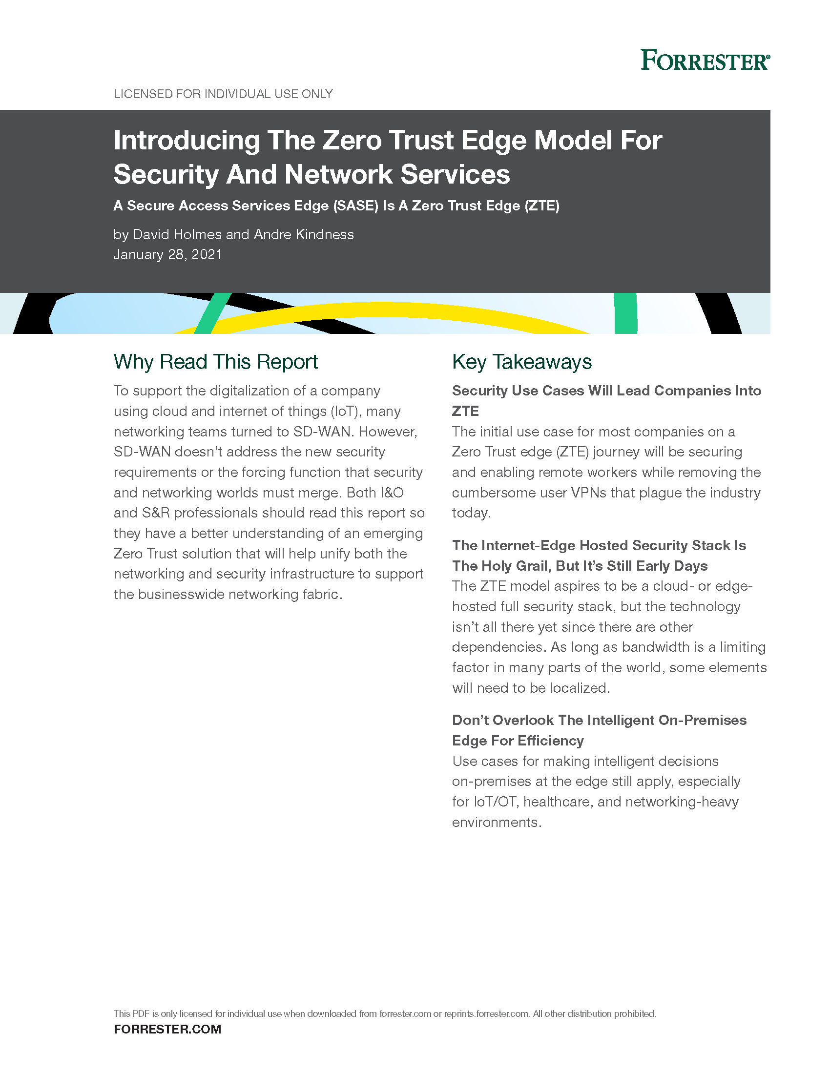 Pages from Forrester - 2021_01 - Introducing The Zero Trust Edge Model For Security And Network Services